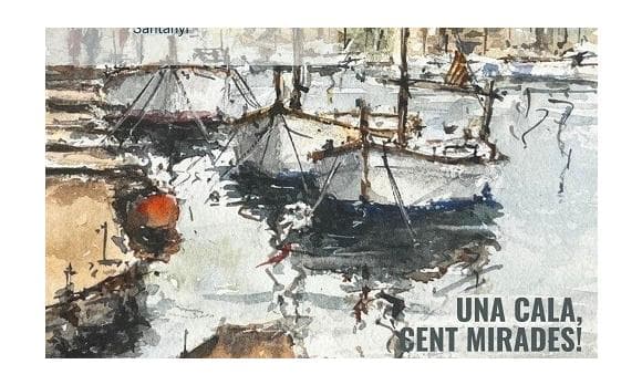 Opening of the exhibition of the 26th Gathering of Painters of Cala Figuera