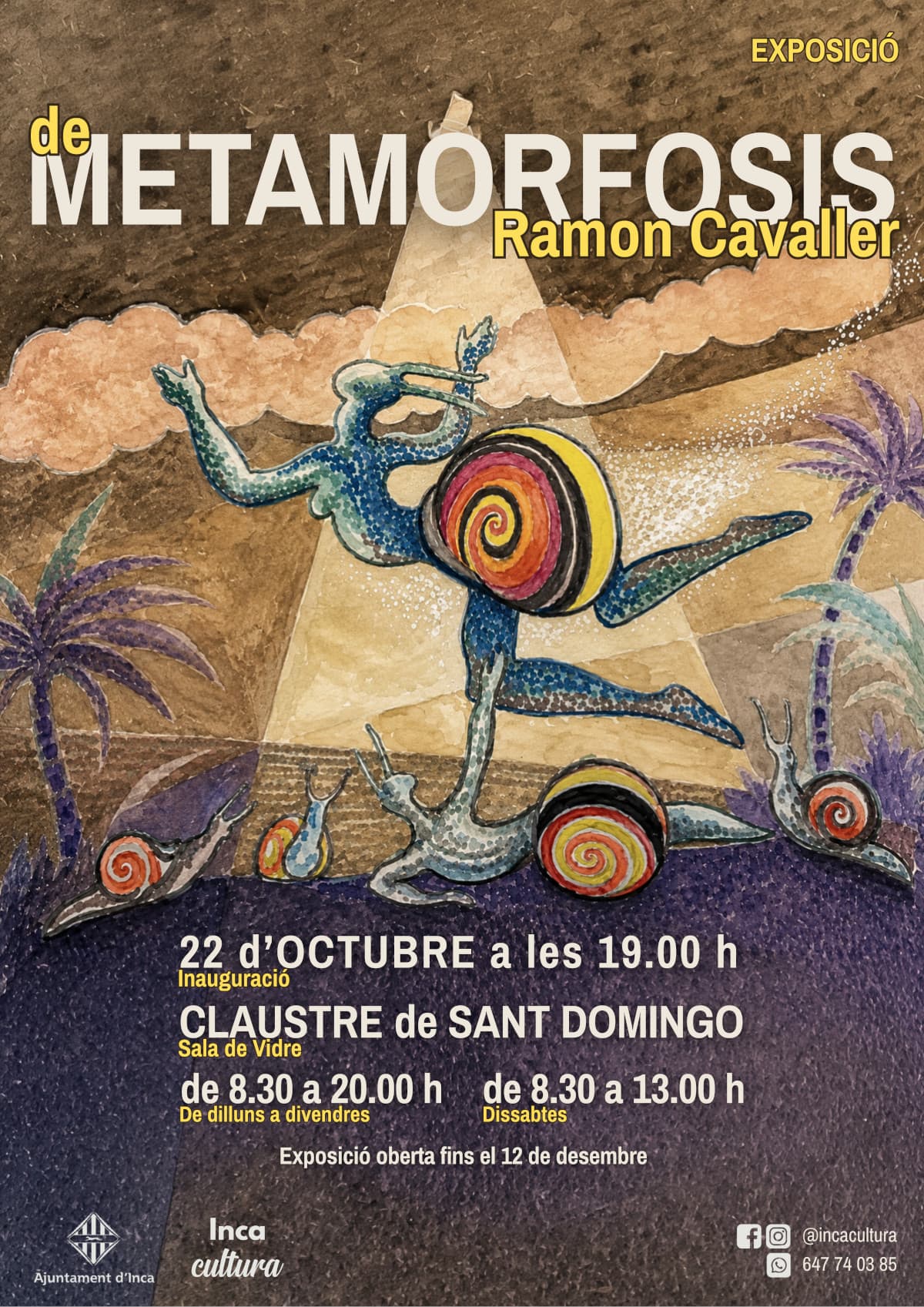 Inaugurazione della mostra: “de metamorfosis”, di Ramon Cavaller