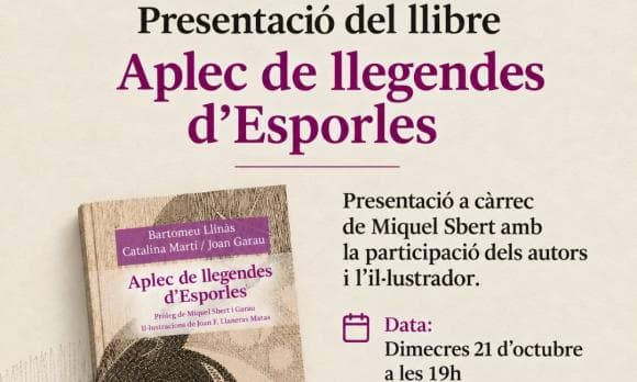 Apresentação do livro «Aplec de llegendes d’Esporles»
