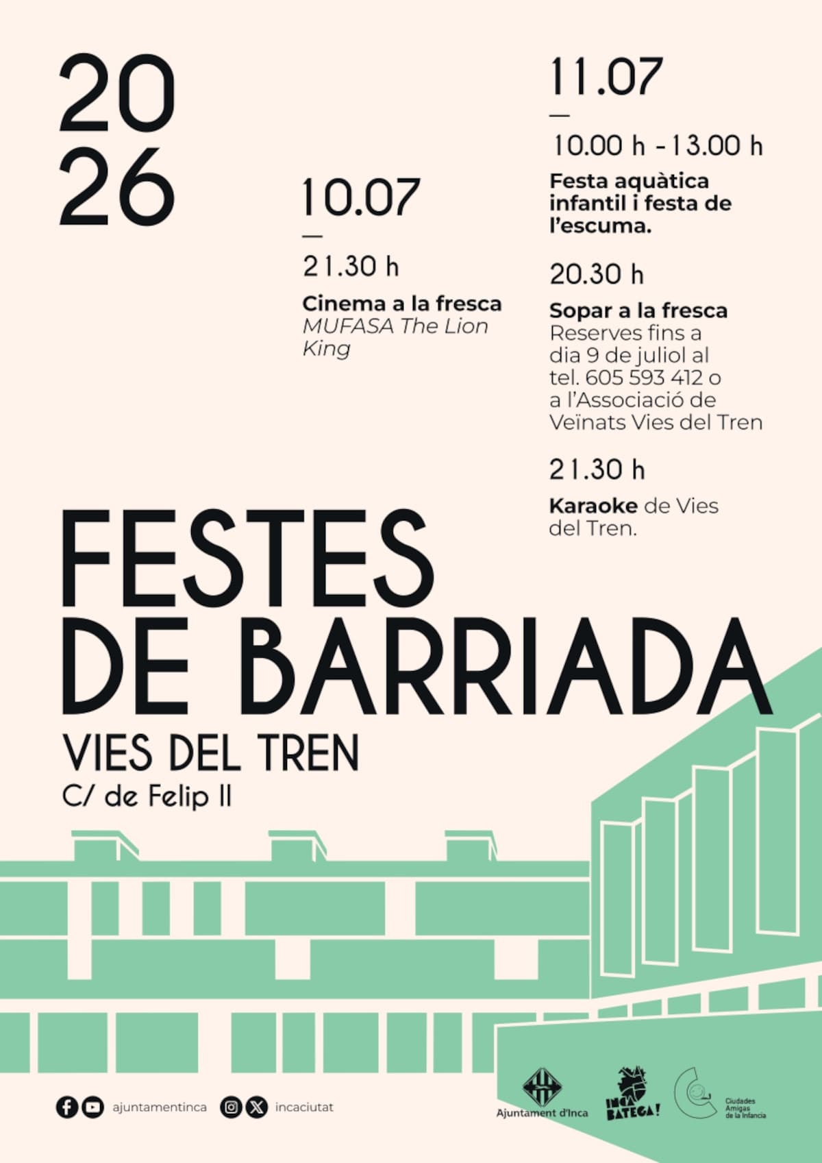 Stadtteilfeste: Vies des tren