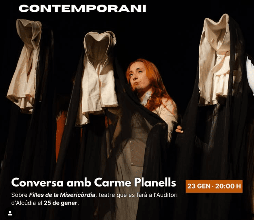 Conversació amb Carme Planells, sobre l'obra de teatre "Hijas de la Misericordia"