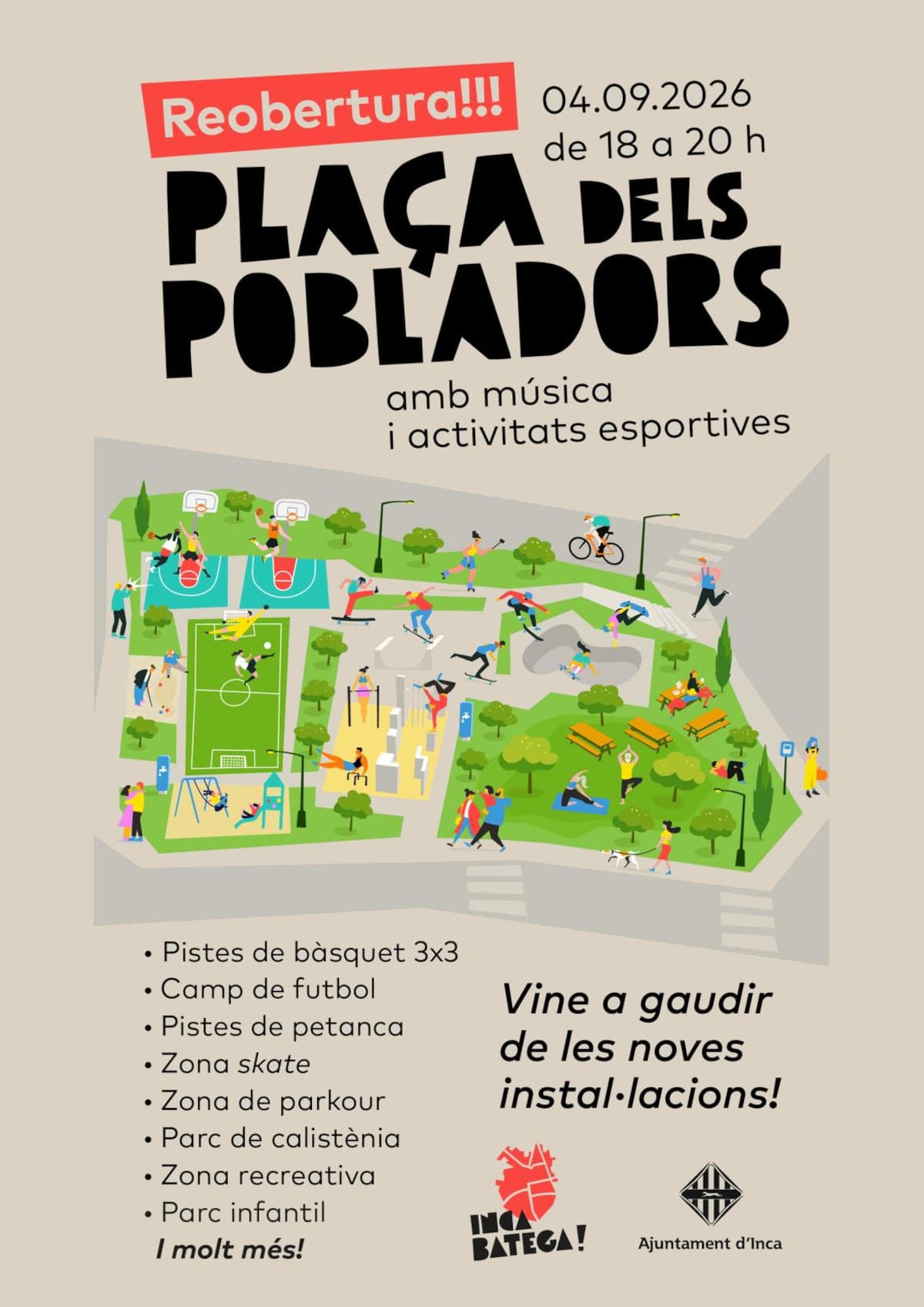 Reapertura de la plaza dels Pobladors