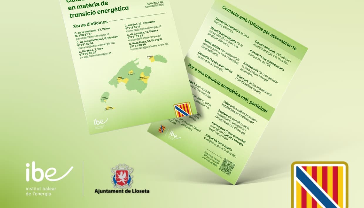 Het mobiele kantoor van de OTEIB houdt op 2 oktober halt in Lloseta