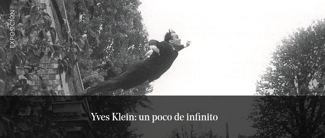 Una mica d’infinit – Yves Klein