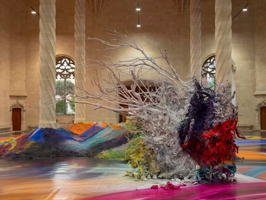 Katharina Grosse. Arrels