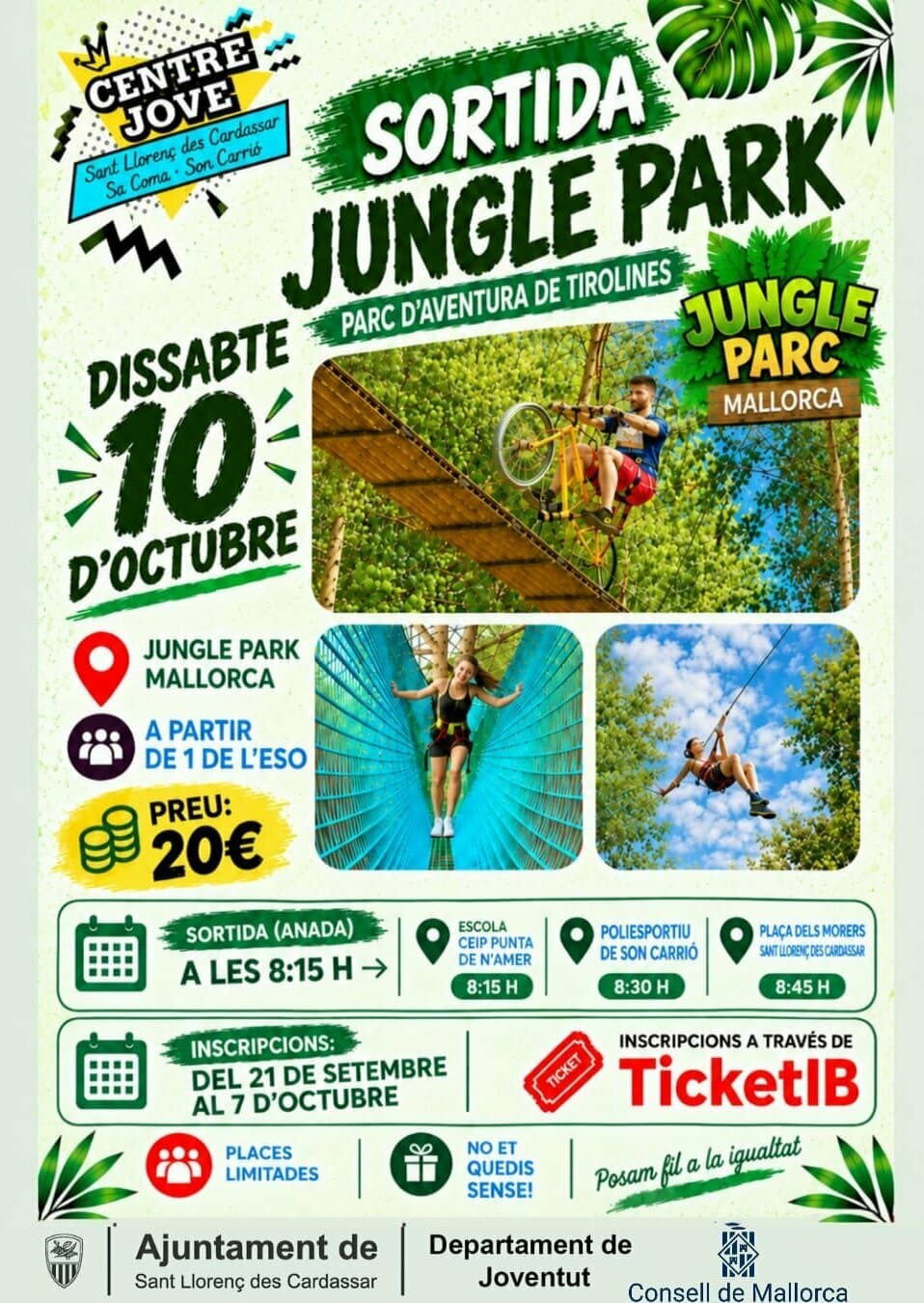 Sortida al Jungle Park Mallorca