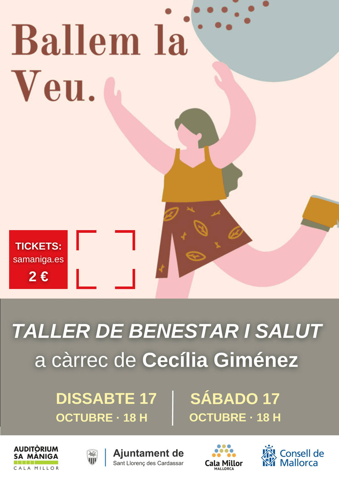 WORKSHOP FÜR WOHLBEFINDEN UND GESUNDHEIT „BALLEM LA VEU“