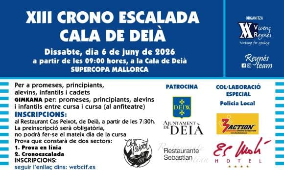 XIII Crono-escalada Cala de Deià