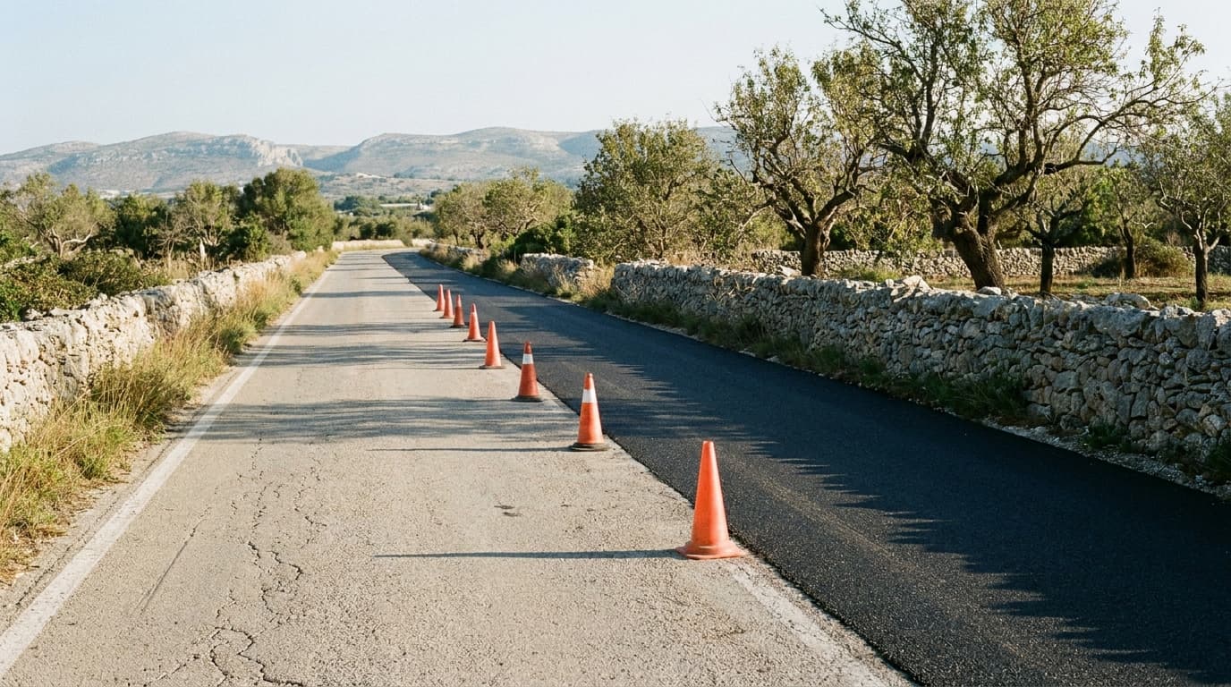 Mallorca traffic: current road closures and roadworks