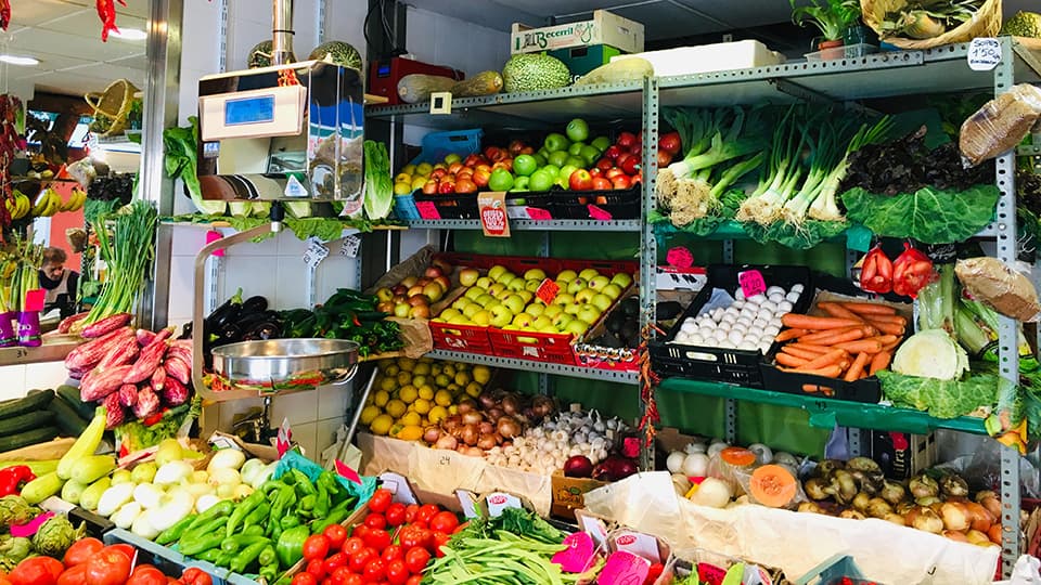 Stand de marché