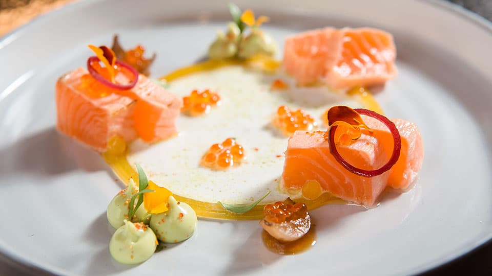 Tataki de saumon