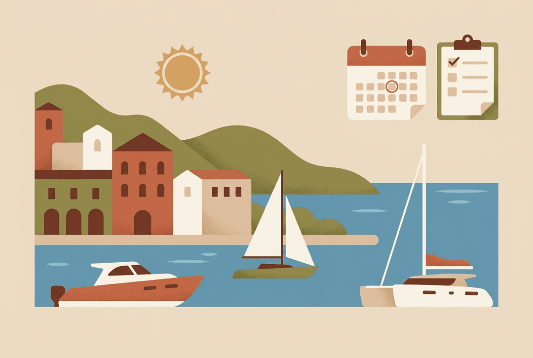 Planning a boat charter in Mallorca: boat type, crew, hire period and booking