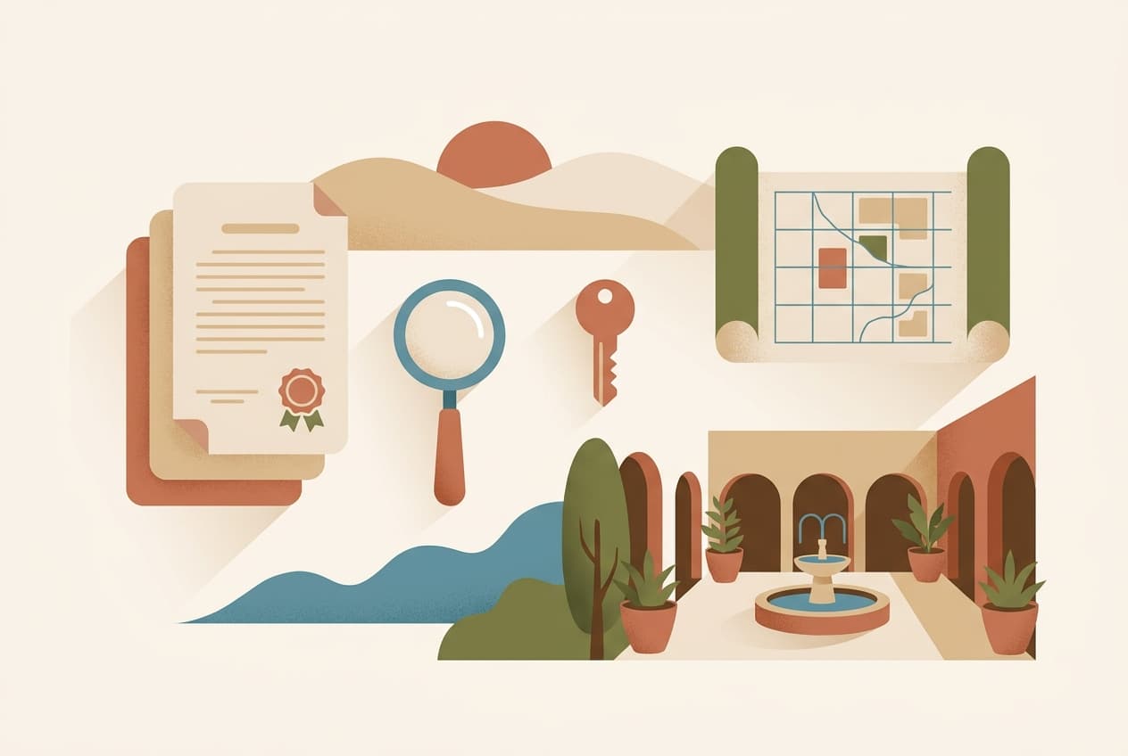 Checking the Spanish Land Registry
