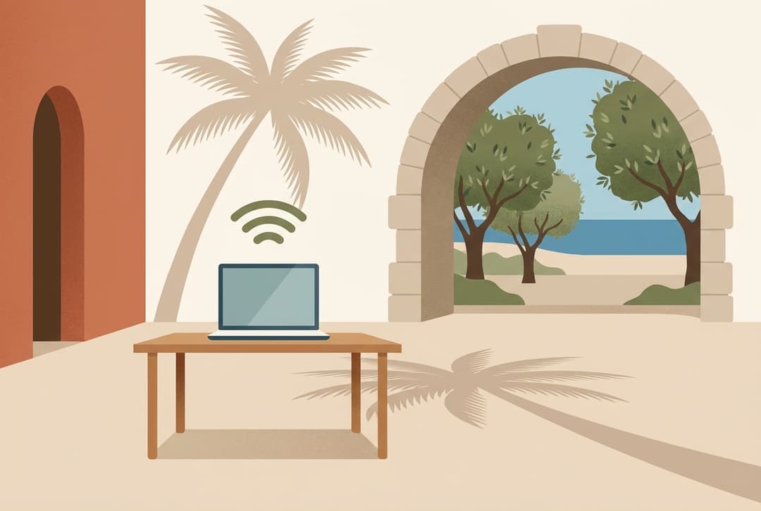 Trabalho remoto em Maiorca: coworking, visto e infraestruturas