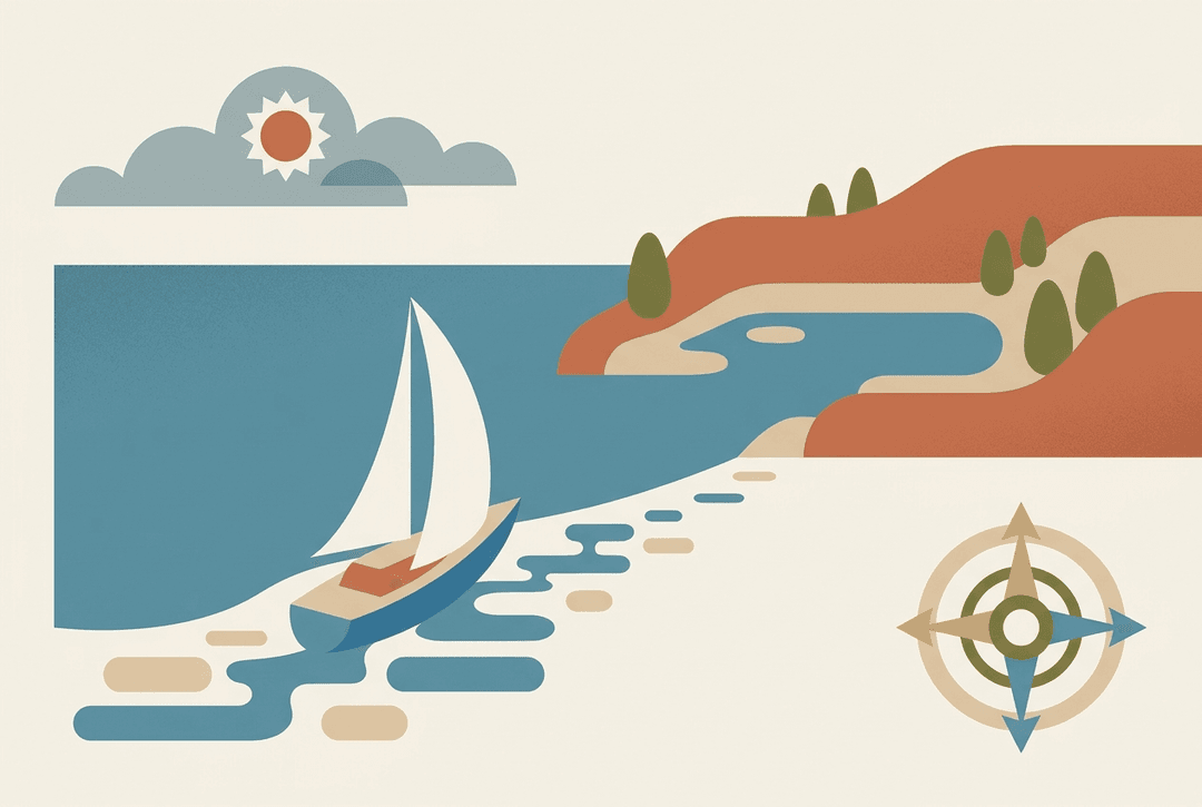 Sailing safely off Mallorca: stability, weather, engine and rules for giving way