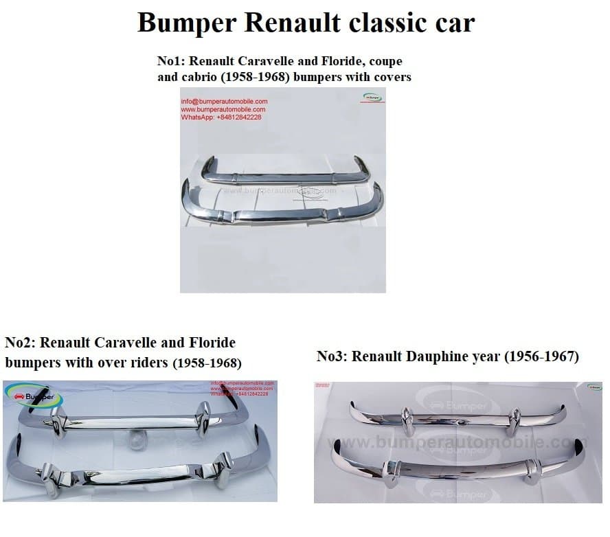 Renault Caravelle and Floride (1958 to 1968) / Renault Dauphine