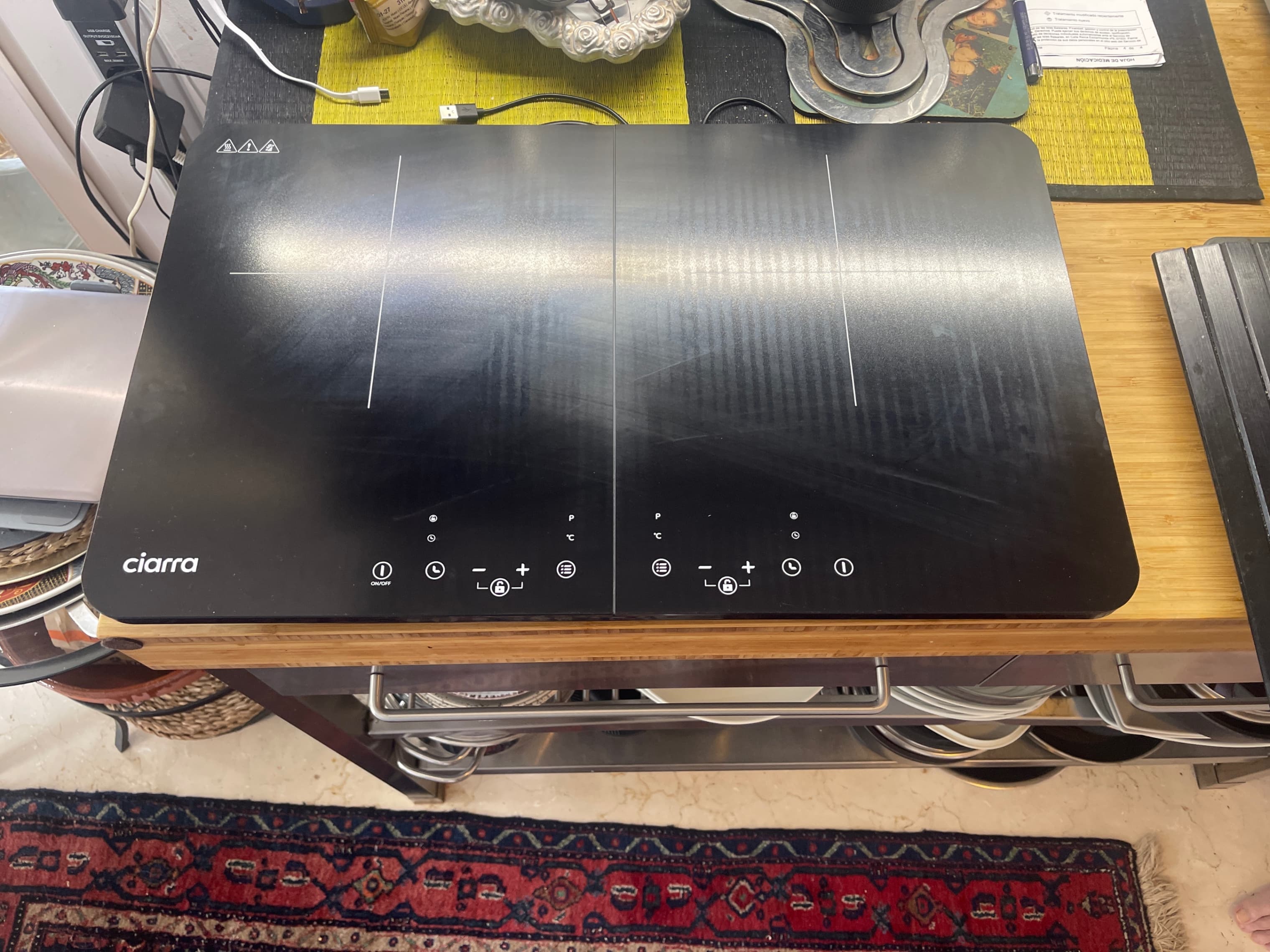 Ciarra Double Induction Cooktop Induction Stove 1