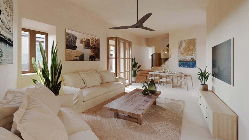 ARTÀ: PROJECT WITH LICENSE FOR TOWNHOUSE, COURTYARD POOL AND ROOFTOP TERRACE 2