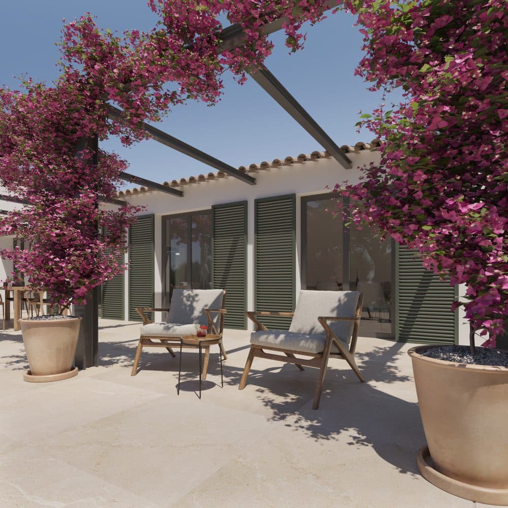 SANTA MARIA: BUILDING PLOT WITH APPROVED FINCA PROJECT 6
