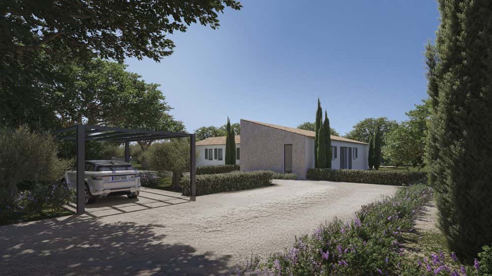 SANTA MARIA: BUILDING PLOT WITH APPROVED FINCA PROJECT