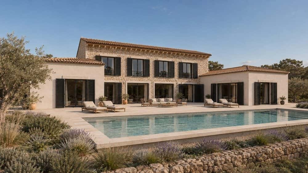 LLUCMAJOR: BUILDING PLOT WITH VILLA PROJECT AND POOL