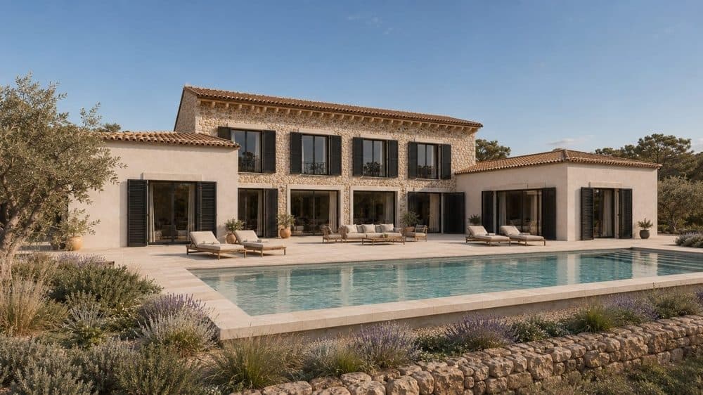 LLUCMAJOR: BUILDING PLOT WITH VILLA PROJECT AND POOL