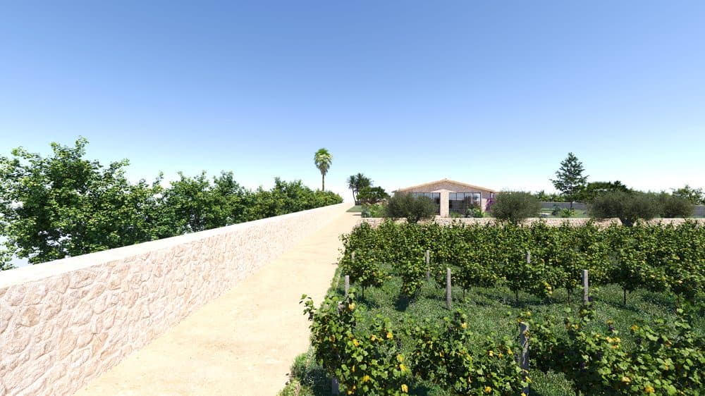 INCA:IDYLLIC MALLORCA FINCA WITH BUILDING PROJECT 4