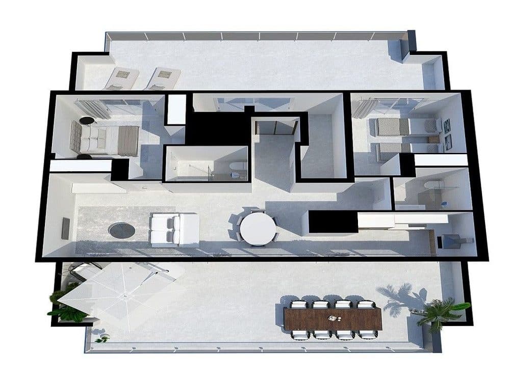 CAN PASTILLA: NEU GEBAUTES PENTHOUSE AM SANDSTRAND 9