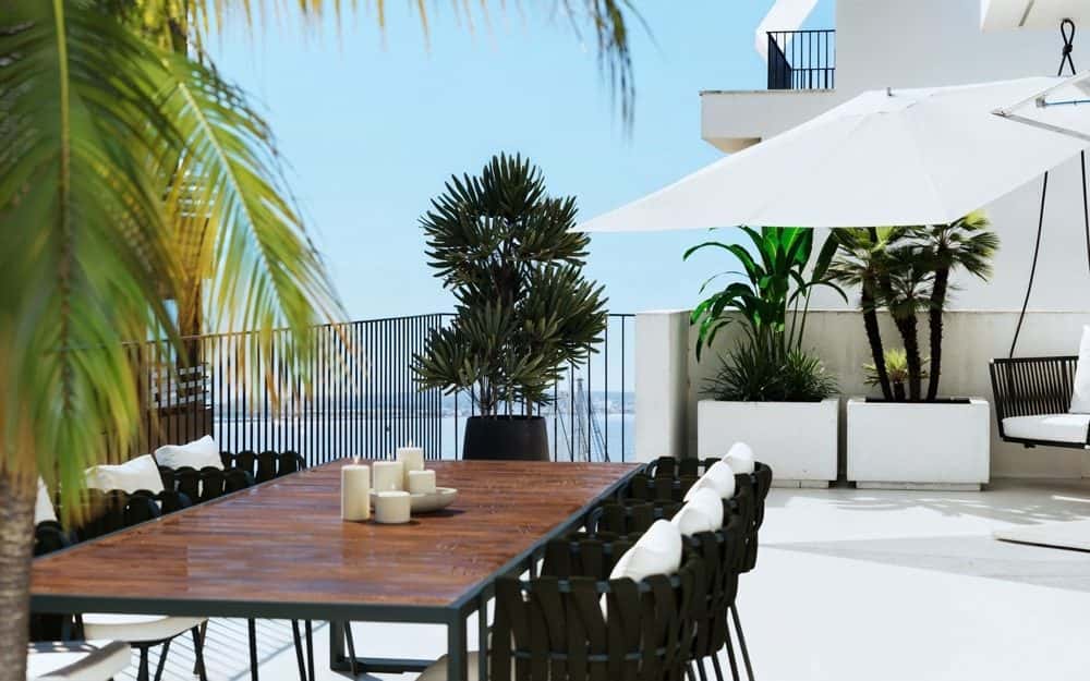 CAN PASTILLA: NEWLY BUILT PENTHOUSE ON THE SANDY BEACH