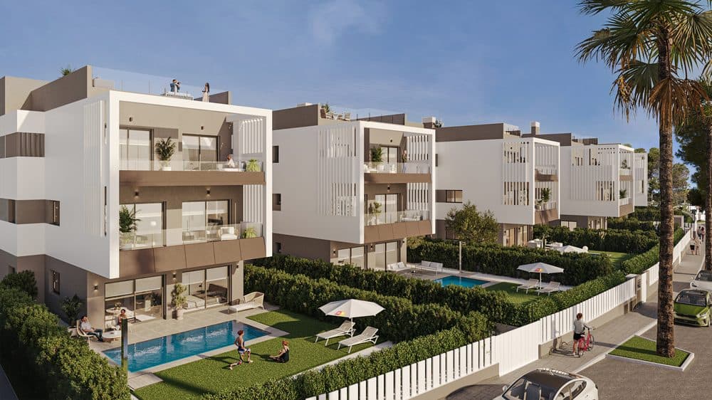 SES SALINES: ELEGANT DUPLEX FLATS WITH GARDEN