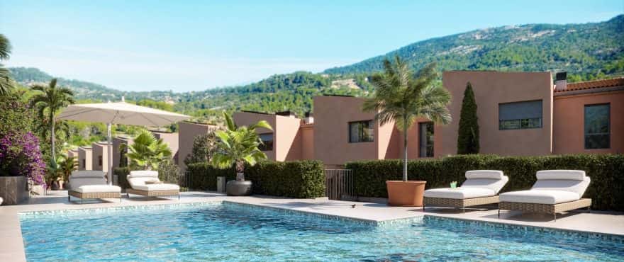 ESPORLES: NEW-BUILD TERRACED HOUSES IN A DREAMLIKE LANDSCAPE 2