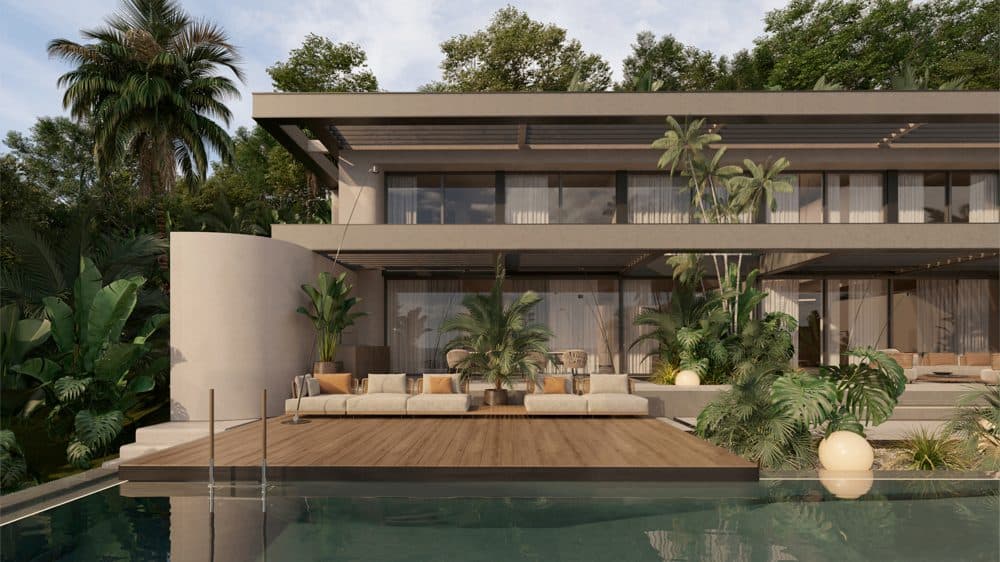 PORT D’ANDRATX: BUILDING PLOT WITH LUXURY VILLA PROJECT AND HARBOUR VIEWS