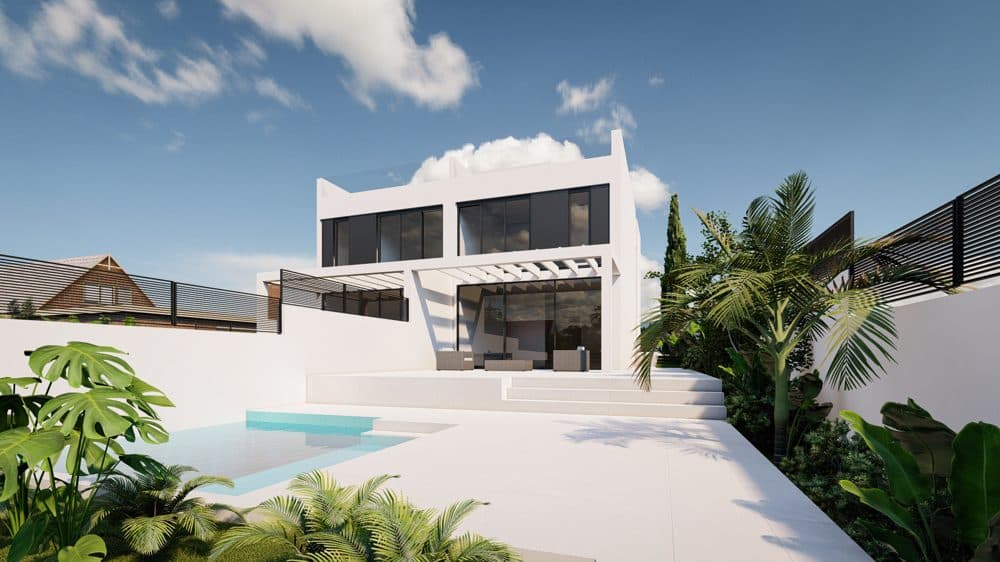 BAHÍA BLAVA: NEW CONSTRUCTION PROJECT FOR TWO DESIGN SEMI-DETACHED HOUSES 6