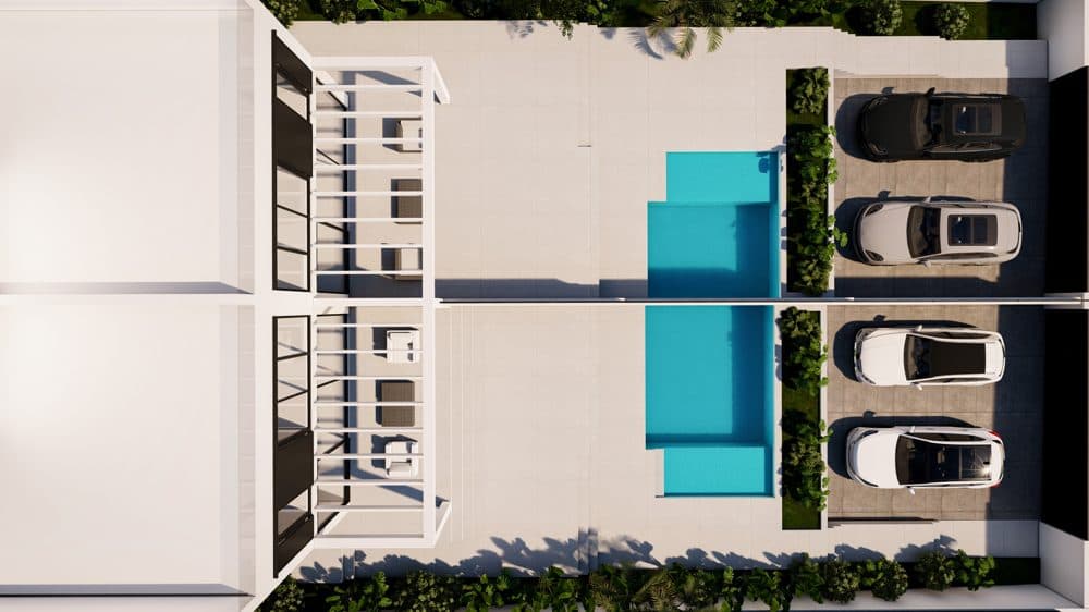 BAHÍA BLAVA: NEW CONSTRUCTION PROJECT FOR TWO DESIGN SEMI-DETACHED HOUSES 4