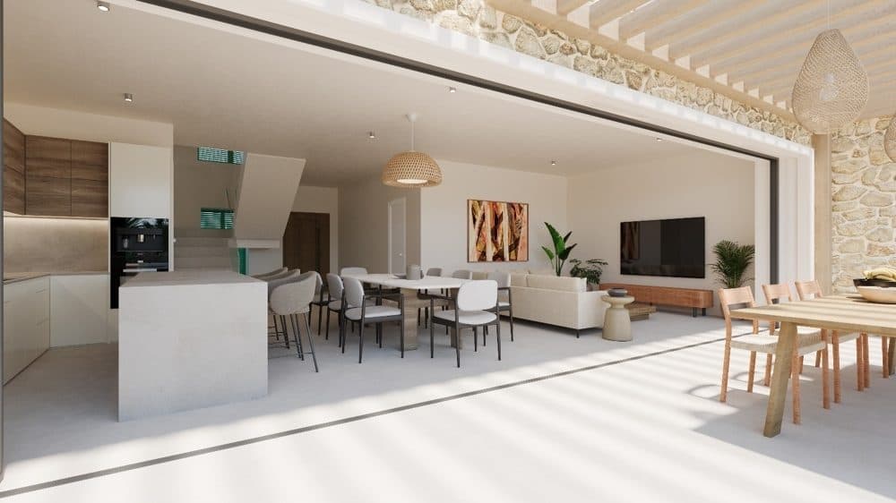 SA CABANETA: RENOVATION PROJECT FOR A STYLISH VILLAGE HOUSE WITH POOL 3