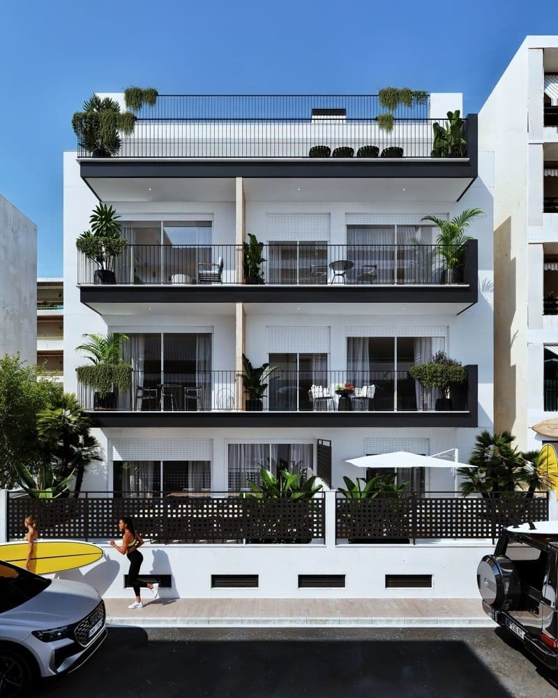 CAN PASTILLA: NEWLY BUILT APARTMENT DIRECTLY ON THE BEACH