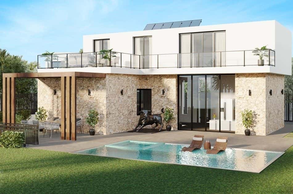 SA RÀPITA: EXCELLENT NEW-BUILD VILLA NOT FAR FROM ES TRENC