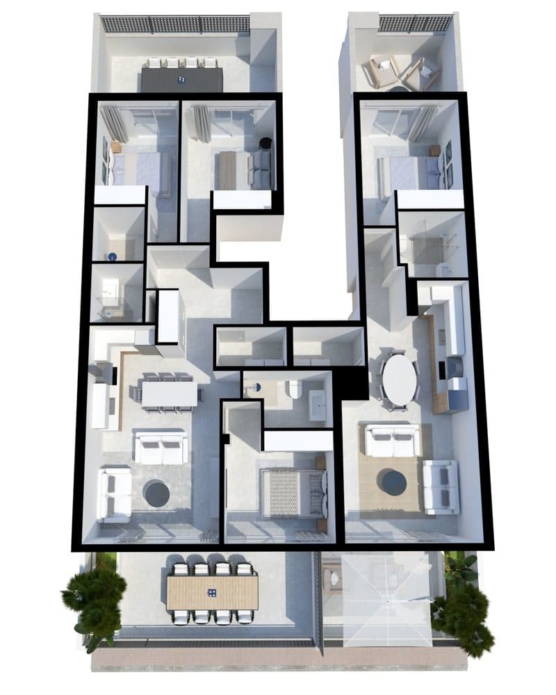 CAN PASTILLA: NEWLY BUILT APARTMENT 30M FROM THE SANDY BEACH 8
