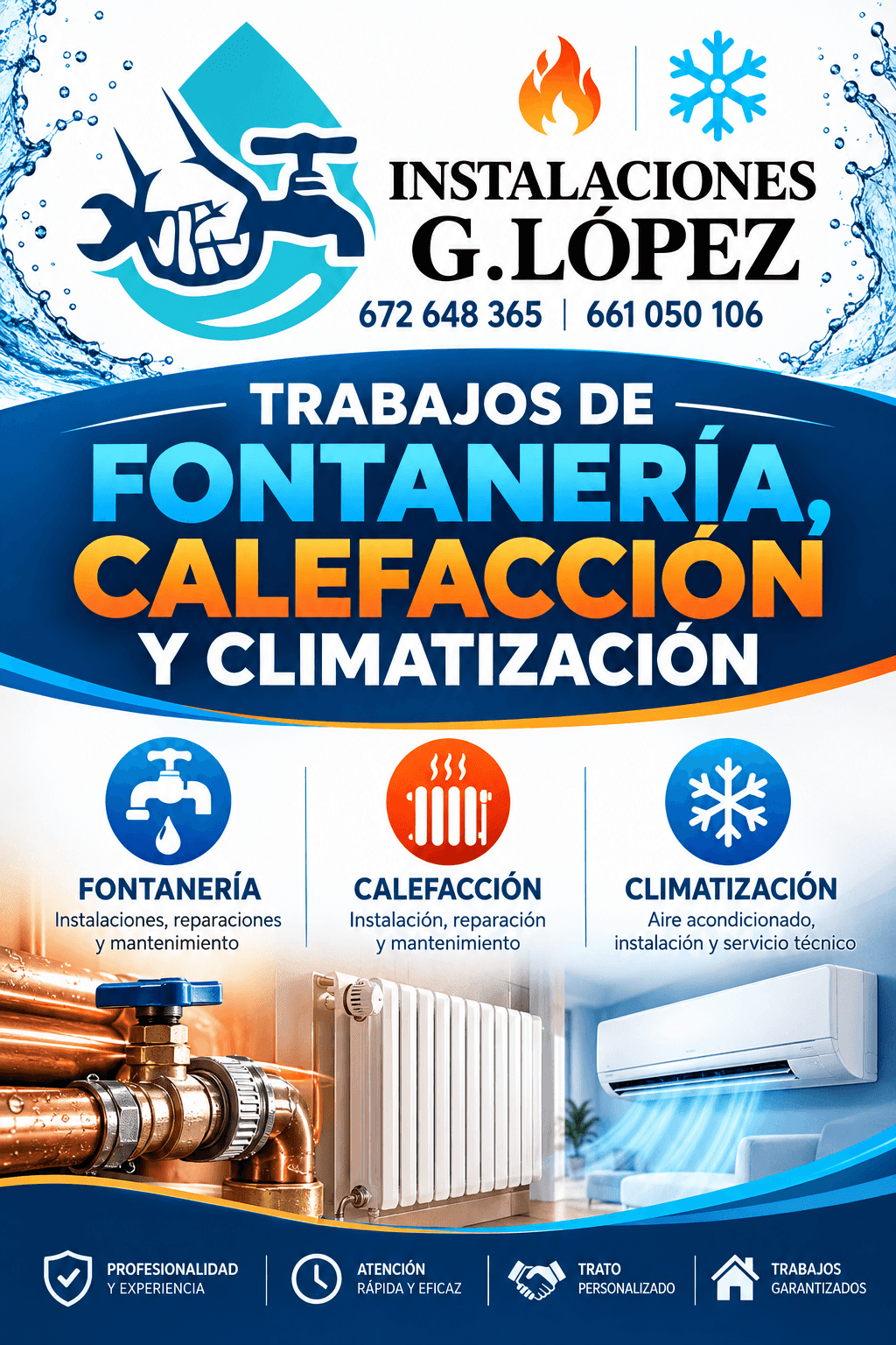 Canalização, aquecimento e climatização