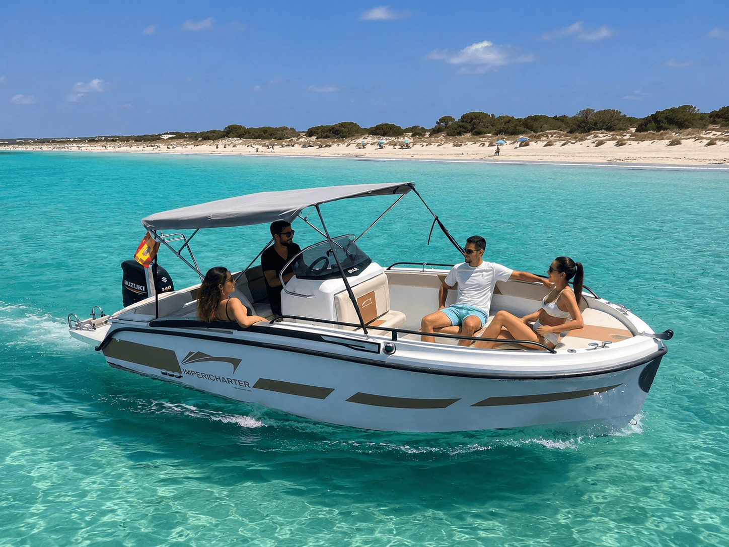 Bootsvermietung auf Mallorca – Imperi Charter | S’Estanyol und Es Trenc