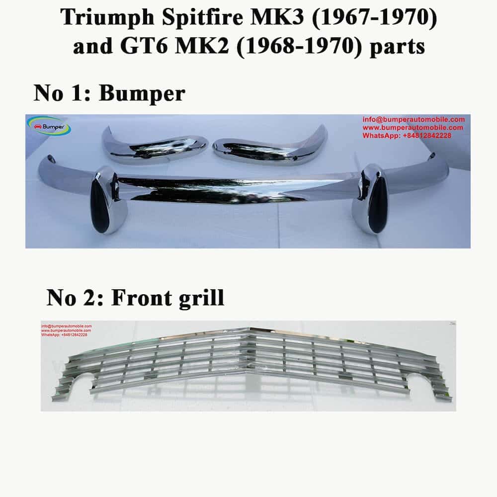 Triumph Spitfire MK3 (1967-1970) i Triumph GT6 MK2 (1968-1970)