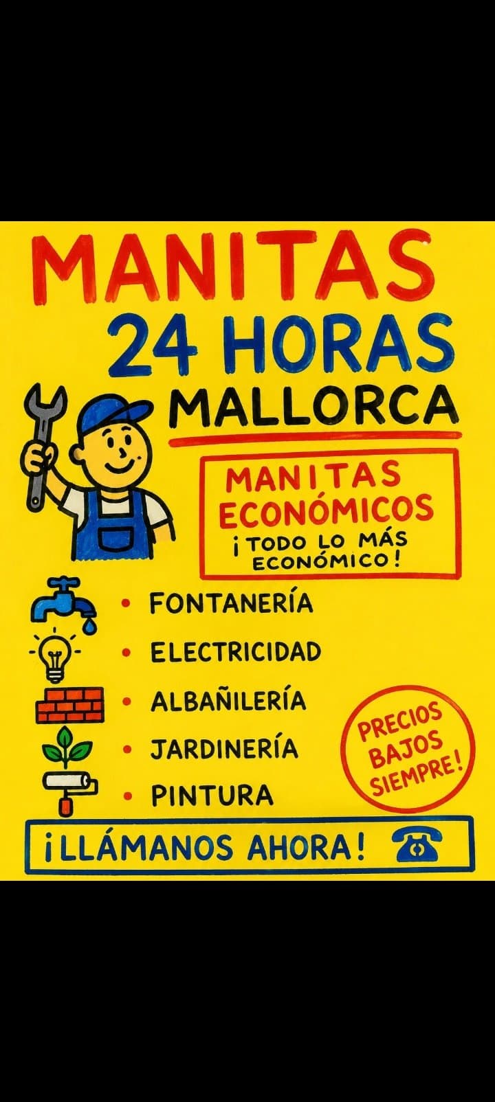 manitas 24 hs palma y alrededores